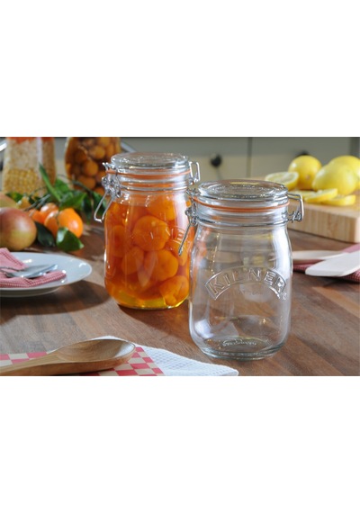 Kilner Klipsli Yuvarlak Kavanoz 1 Lt