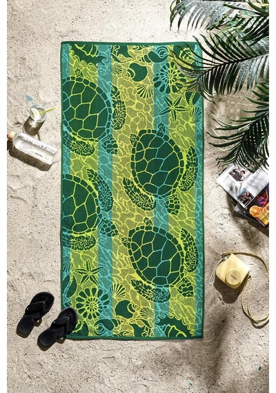 Özdilek Nice Swimming Turtles Plaj Havlusu 70x150 Cm Genel