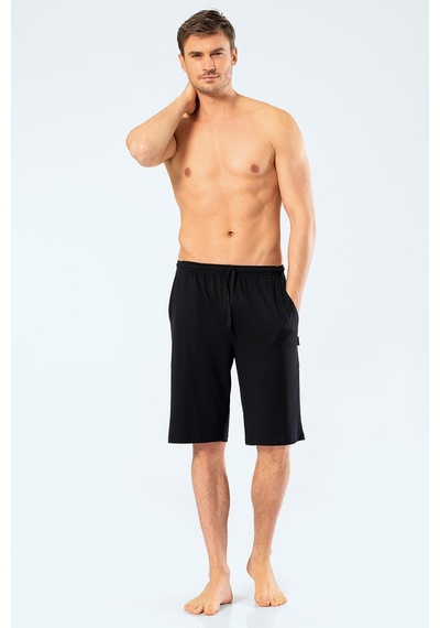 Cacharel 2172 Erkek Modal Bermuda Tek Alt - Siyah - M Siyah