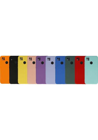 Xiaomi Redmi 9C Kılıf Kamera Korumalı Içi Kadife Lansman Silikon Kapak