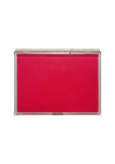 Büyük Boy Kırmızı Istampa 165 127mm Su Bazlı Mürekkep Baskı Pedi Karışık