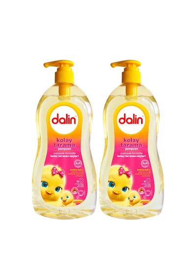 Dalin Bebek Şampuanı 700ml Kolay Tarama Badem Özlü 2 Li Set Tüm Saçlar