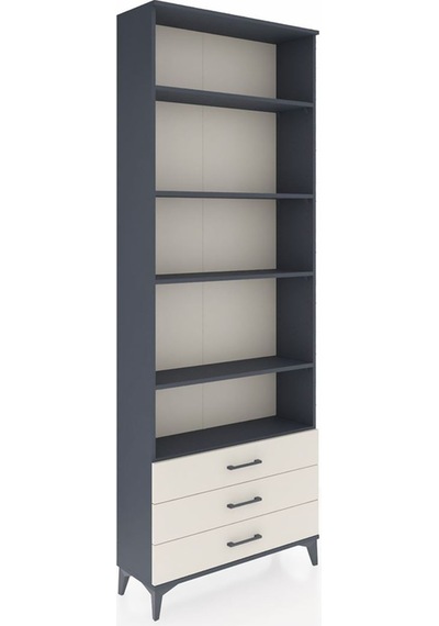 Arges Dolap 5 Raflı 3 Çekmeceli 88x30x243 Antrasit-aytaşı Antrasit Arges Dolap 5 Raflı 3 Çekmeceli 88x30x243 Antrasit-aytaşı Antrasit