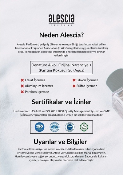 Alescia At-07 Erkek Parfüm EDP 50 ML