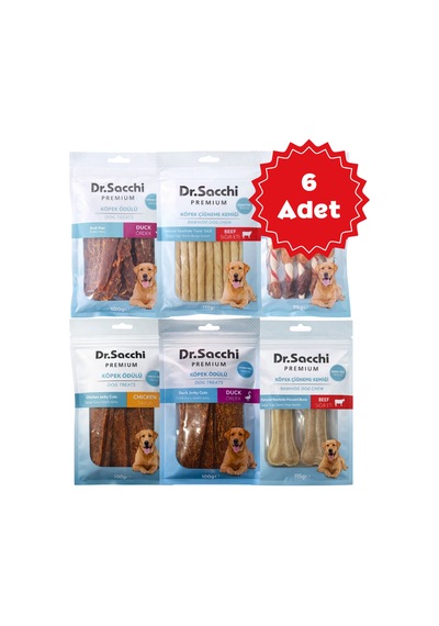 Dr.sacchi Premium Karışık Tahılsız Köpek Ödülü 6 Adet