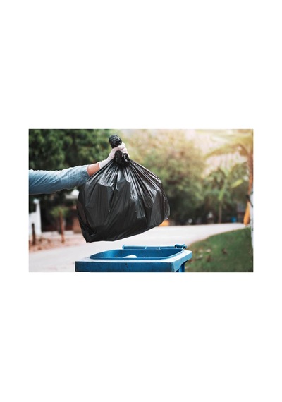 Endüstriyel Battal Boy Çöp Torbası 72x95 Cm Siyah 3 Rulo 30 Adet, Florex-6-3lu