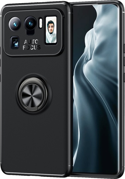 Xiaomi Uyumlu Mi 11 Ultra Kılıf Zore Yüzüklü Ravel Silikon Kapak