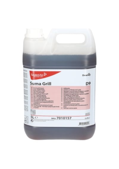 Diversey Suma Grill D9 Fırın ve Izgara Temizleme Maddesi 5 L