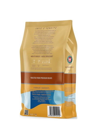 Espresso Golden Horn Blend 4x250 Gr. Çekirdek Veya Öğütülmüş Kahve Çekirdek Kahve