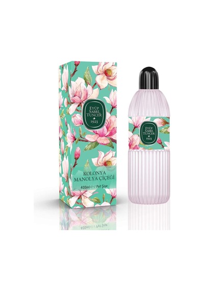 Manolya Çiçeği Kolonyası 400 Ml Silindir Pet Şişe