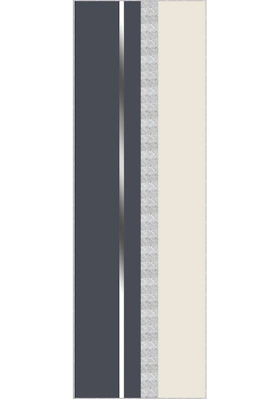 Antrasit Silver Kaymaz Modern Kesme Rulo Yolluk Halı Vh010n11