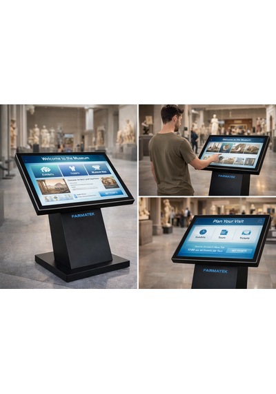 Touchscreen Desk Kiosk - 65"