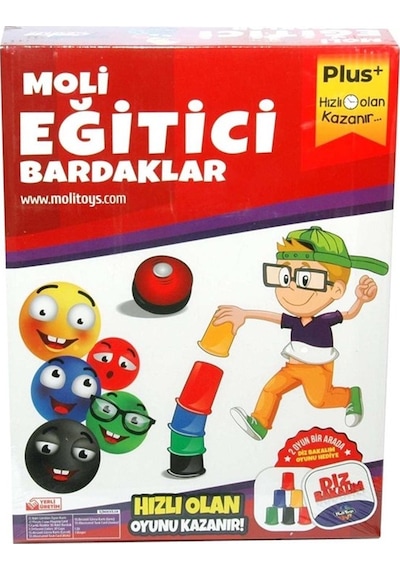 Eğitici Bardaklar – 2 Oyun 1 Arada – Eğitici Zeka ve Strateji Oyu