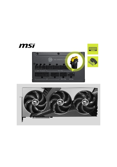 Psu Mag A1200pls Pcıe5 1200w 80+ Platınıum Atx 3.1 Pcıe 5.1 12v-2x6 Power Supply