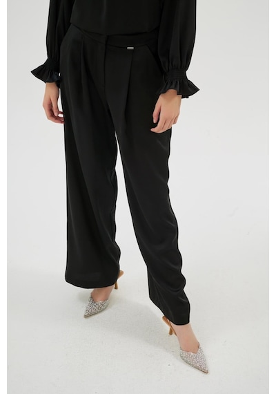 Senna Elegance Pantolon Siyah Siyah