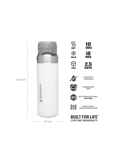 Stanley The Quick Flip Paslanmaz Çelik Termos 1.06 LT Beyaz