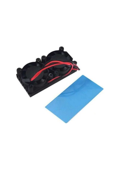 Robotistan Çift Fanlı Soğutucu (Raspberry Pi 3B+/4B Uyumlu)