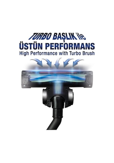 Aır Power Turbo Süpürücü Gövde Siyah