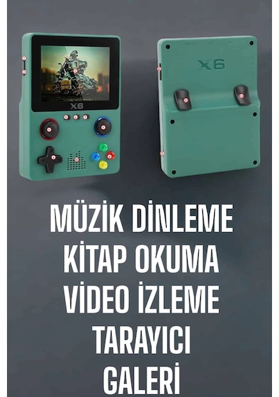 Mey İthalat 3.5 İnç Ekran 1000 Oyunlu Oyun Konsolu El Atarisi Miüzik Dinleme Ve Kitap Okuma