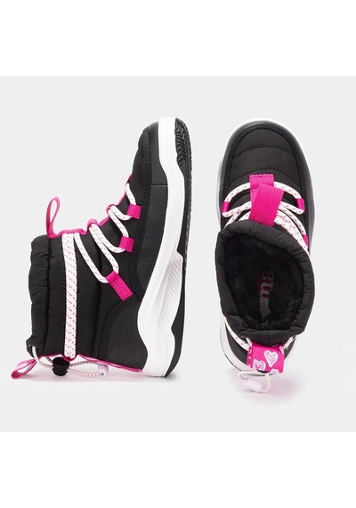 Siyah - Fuşya Joma Çocuk Günlük Spor Ayakkabı Snow Jr 2531 Jsnow2531