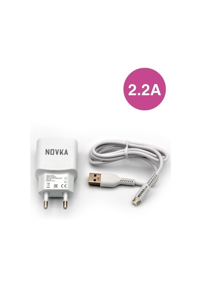 Novka NVK09 Micro Usb Girişli 2.2 A Şarj Cihazı