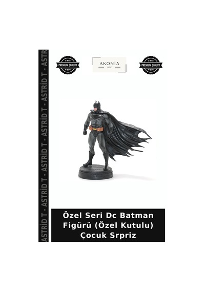 Özel Seri Dc Batman Figürü Özel Kutulu Çocuk Srpriz