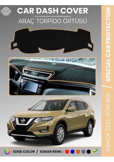Nıssan X-traıl T32 2014-2021 Torpido Örtüsü Panel Koruma Araca Özel Çatlamayı Önler Kolay Montaj - 633 Stiloto