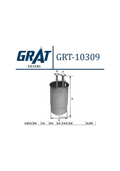 Yakıt Filtresi Euro 5 Grat 10309 Ducato Euro 5 Oem 77366565