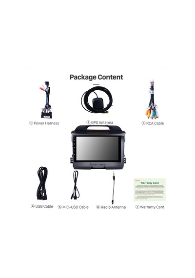 Kia Sportage 2010-2015 Uyumlu Multi Medya Navi Gasyon Usb Kamera Carplayer 4 Ram