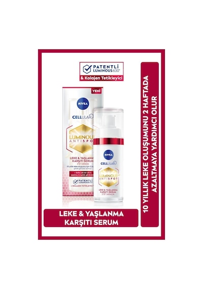 Nivea Luminous630 Spot Leke ve  Serumu 30 ML