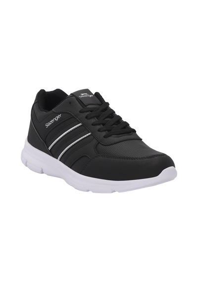 Slazenger Eckhard I Erkek Siyah / Beyaz Koşu & Yürüyüş Spor Ayakkabısı Siyah / Beyaz