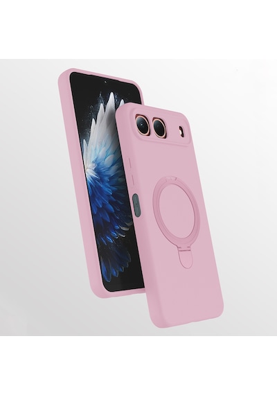 Teleplus Tecno Spark 40 5g Kılıf Samara Yüzüklü Manyetik Araç Tutucu Kılıf