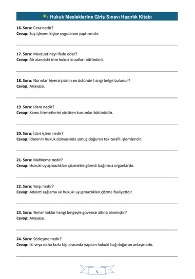 Kpss-a Hukuk Sınavlarına Hazırlık Kitabı Spiralli