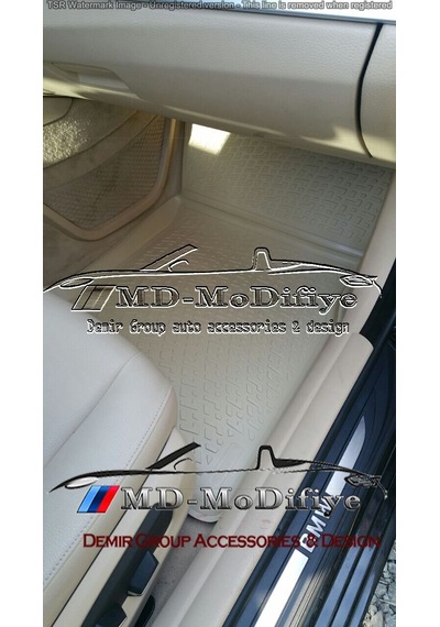 Bmw 5 Serisi F10 Bej Havuzlu 3D Paspas. 2009-2012
