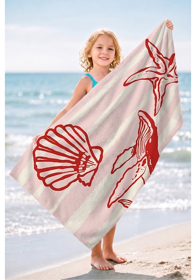 Deniz Yıldızı Balina Kabuklu Plaj Havlusu-marine Çizgili Pembe Modern Hızlı Kuruyan Mikrofiber Havlu Gölgeli Karamel Deniz Yıldızı Balina Kabuklu Plaj Havlusu-marine Çizgili Pembe Modern Hızlı Kuruyan Mikrofiber Havlu Gölgeli Karamel