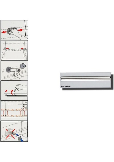 Carub Çıta SAL 19A Elkamet 5 mm x 100 Mt Krom  BR1501501