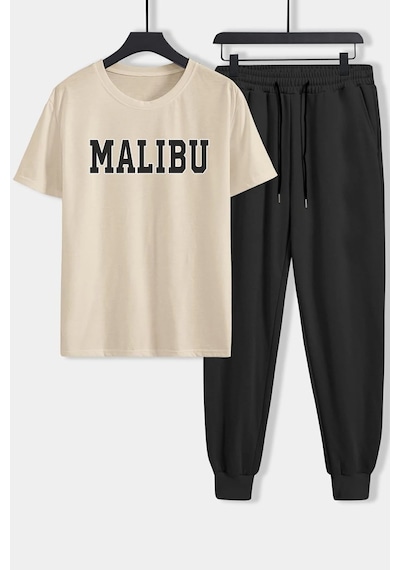 Uyguntarz Malibu 2'li Eşofman Takımı Bej