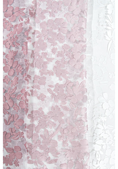 Pannello Tül Perde Beyaz Pembe 140x295 Pembe-beyaz