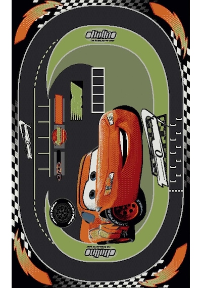 Eko Halı Eko Kids Kds 02 Cars Multy Hav Toz Vermez Çocuk Odası Halısı - 120x180 Multi