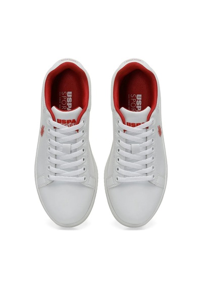 U.s. Polo Assn. Marlon Cilt Kadın Sneaker Spor Ayakkabı 867800000705 05 Beyaz Beyaz