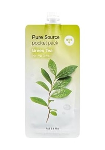 Yatıştırıcı Ve Nemlendirici Yeşil Çay Uyku Maskesi 10ml Pure Source Pack Green Tea