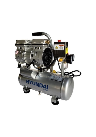 Hyundai HM506S 550 W 8 Bar 6 LT Hava Kompresörü Gri