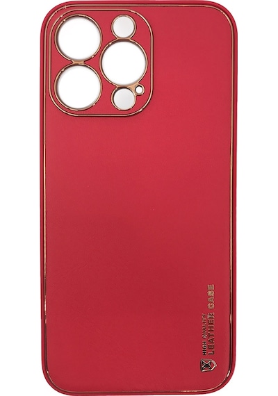 Nettech Apple Uyumlu iPhone 13 Pro Max Coco Leather Seri Arka Koruma Kılıf - Turkuaz Turkuaz