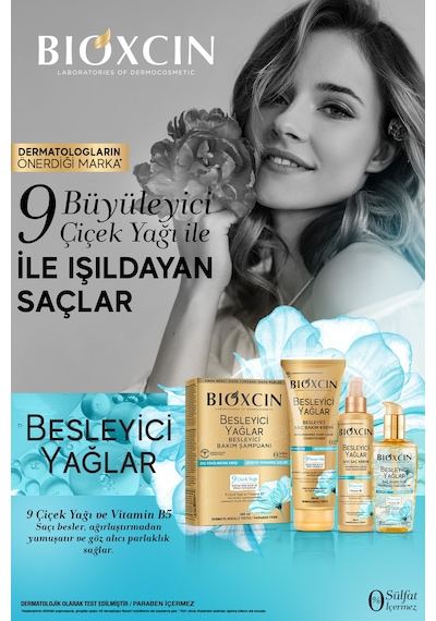 Bioxcin Besleyici Yağlar Saç Bakım Kremi 250 Ml 3 Adet