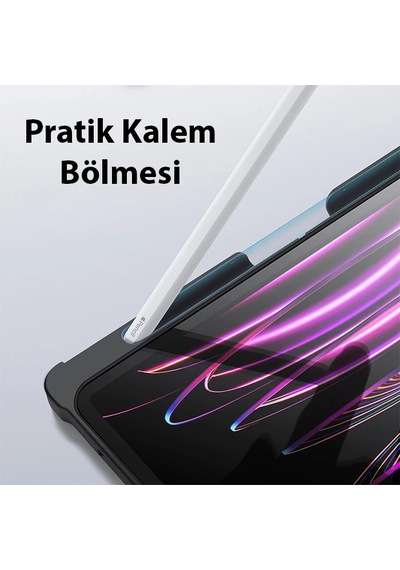 Dux Ducis İpad Pro 12.9 2022/2021/2020 Sk Series Kablosuz Bluetooth Klavye Touchpad Kılıf- 5775 Çok Renkli