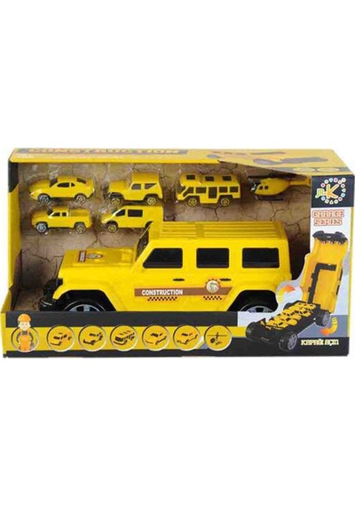 Kutulu Iş Aracı Jeep Oyun Seti