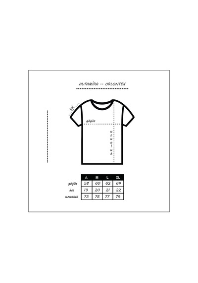 Altamira Erkek Bej Valencia Baskılı Oversize Tshirt 001