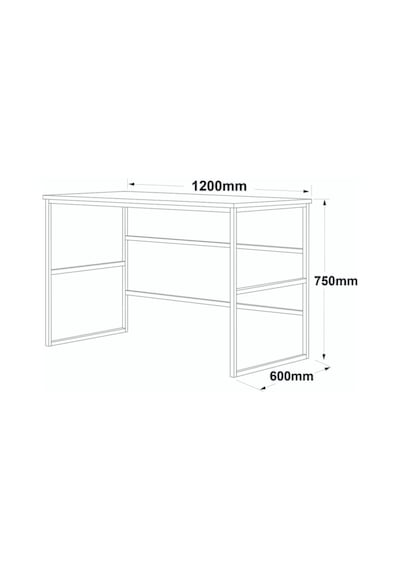 Atlantis 120cm Metal Çalışma Masası Atl21-a Çam Atlantik Çam Atlantis 120cm Metal Çalışma Masası Atl21-a Çam Atlantik Çam