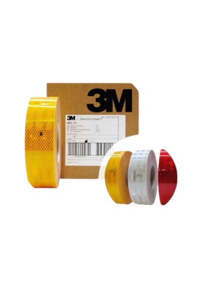 3m Sarı Reflektör Serit 55mmx50m. Ece104 Uyumlu