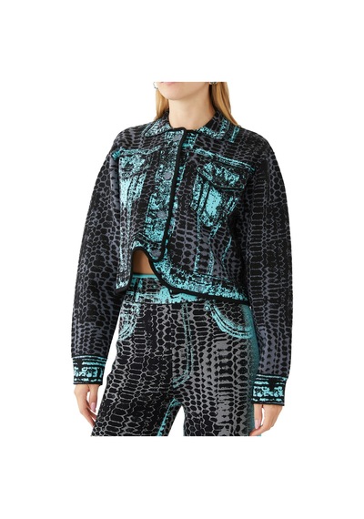 Ph5 Kadın Oversize Kısa Ceket Siyah